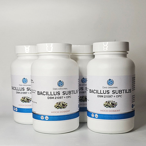1 Jahr Bacillus subtilis DSM 21097 "hoch dosiert" (Moringa Plus) 1 Jahr Bacillus subtilis DSM 21097 "hoch dosiert" (Moringa Plus)
